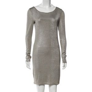 Alice+ Olivia scoop next silver metallic d…